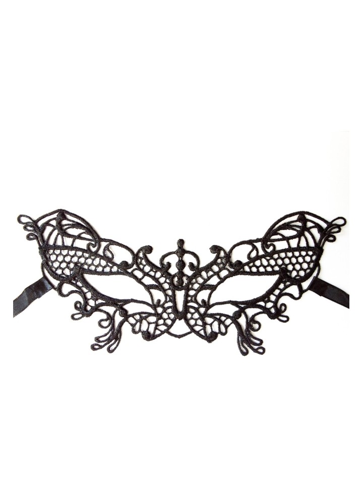 Masque souple dentelle noire - 100824