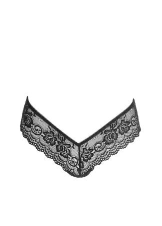 String en dentelle florale noire - R2322218