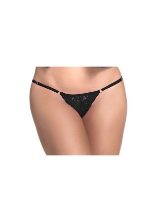 String dentelle noire - MAL107BLK