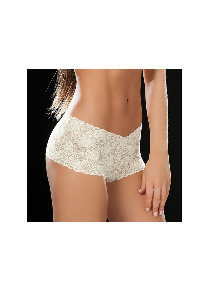 Boyshort dentelle 90 White - MAL90WHT