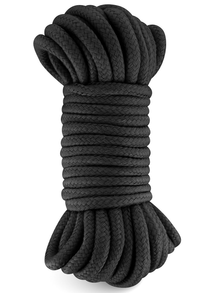 Corde de bondage shibari noire 10M - CC5700922010