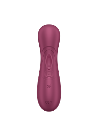 Stimulateur de clitoris 2 embouts avec techonologie Liquid Air Pro 2 Generation 3 rouge USB Satisfyer - CC597814