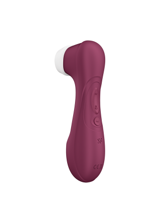 Stimulateur de clitoris 2 embouts avec techonologie Liquid Air Pro 2 Generation 3 rouge USB Satisfyer - CC597814