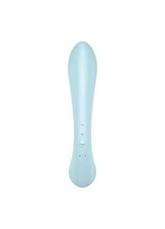 2 en 1 Rabbit point G avec stimulateur de clitoris et Wand Bleu USB Triple Oh Satisfyer - CC597813