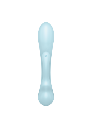 2 en 1 Rabbit point G avec stimulateur de clitoris et Wand Bleu USB Triple Oh Satisfyer - CC597813