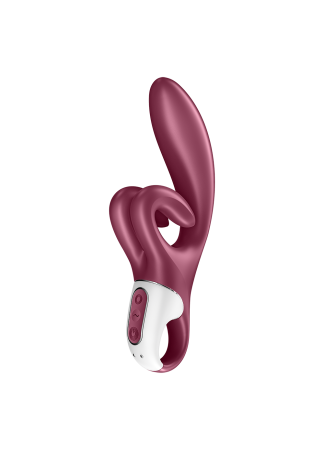 Vibromasseur rabbit point G rouge double stimulation clitoridienne Touch Me Satisfyer - CC597811SA