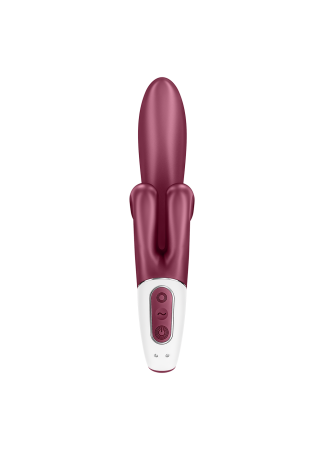 Vibromasseur rabbit point G rouge double stimulation clitoridienne Touch Me Satisfyer - CC597811SA