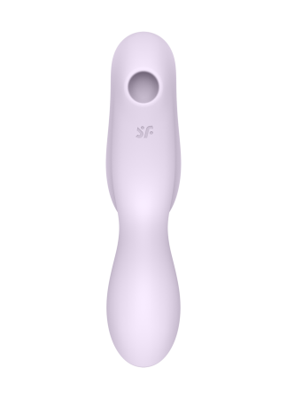 2 en 1 Vibromasseur et stimulateur de clitoris USB violet Curvy Trinity 2 Satisfyer - CC597788