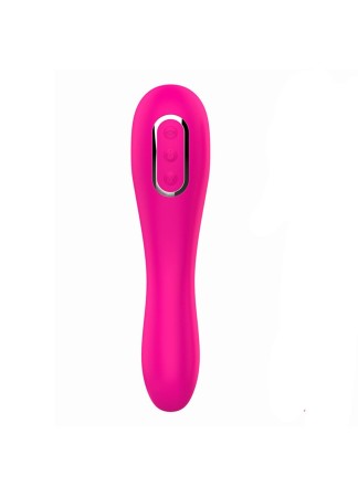 Vibromasseur 10 modes  et stimulateur par vibrations à picots sur membrane rose 10 programmes USB - BOZ-047PNK