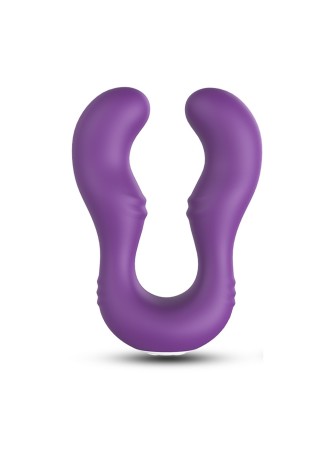 Vibromasseur Violet en forme de U double tête stimulateur point G - USK-V07PUR