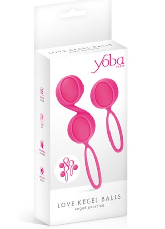 Set de boules de Geisha roses à billes amovibles - CC5260020050