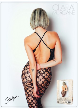 Bodystocking  en résille avec maille  large - Le Numéro 11 - Collection Bodystocking - CM99011