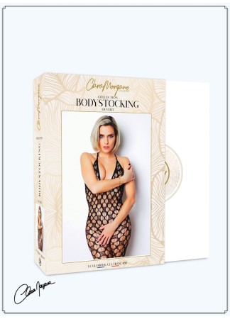 Bodystocking  en résille avec maille  large - Le Numéro 11 - Collection Bodystocking - CM99011