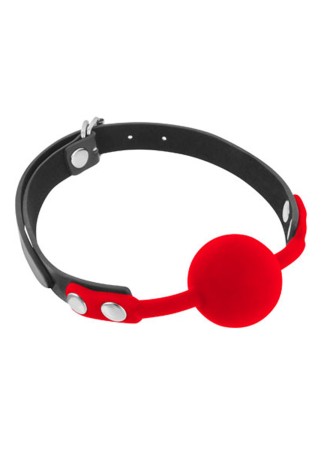 Baillon à boule rouge silicone - CC5700630030