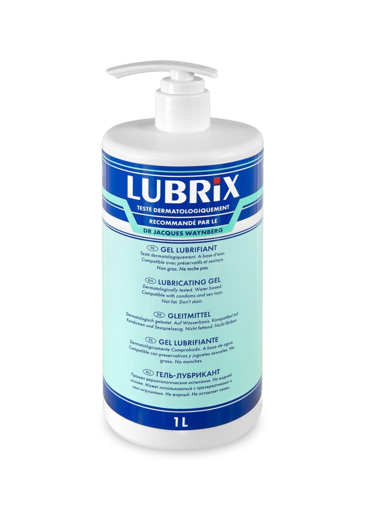 Gel lubrifiant 1 litre à base d'eau Lubrix - CC800152