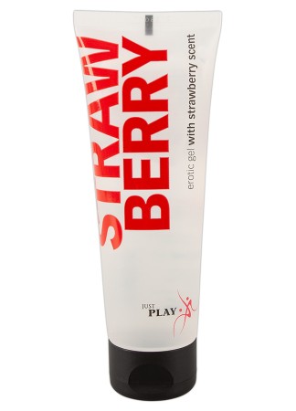 Lubrifiant à base d'eau arôme fraise, végétalien 80 ml - R626228