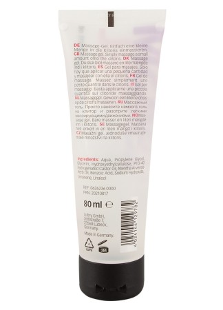 Gel intensifiant orgasme clitoridien à la menthe, végétalien 80 ml - R626236