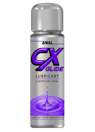 Lubrifiant anal à base d'eau 100 ML CX GLIDE - CC800127