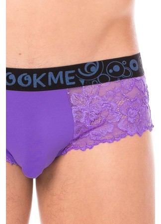 Mini-Pant violet en dentelle délicate - LM2006-68PUR