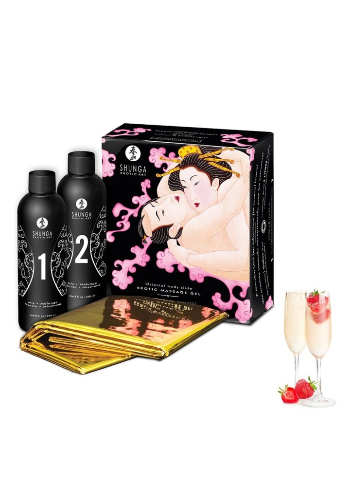 Gelée de massage oriental vin pétillant fraise - CC817700