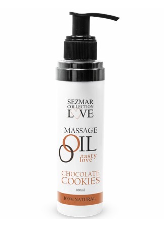 Huile de massage comestible cookie chocolat 100ml - SEZ002A