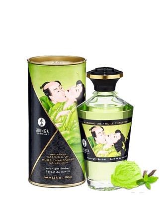 Huile chauffante sorbet de minuit melon comestible 100ml - CC812012