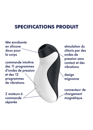 Stimulateur de clitoris ORCA USB Satisfyer - CC597818