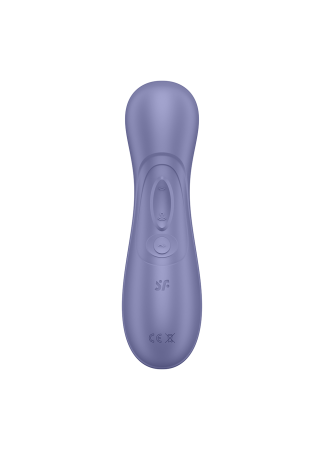 Stimulateur de clitoris 2 embouts Connecté avec technologie Liquid air Pro 2 Generation 3 violet USB Satisfyer - CC597815