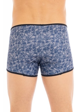 Boxer imprimé bleu Paradise - LM2304-67BLU