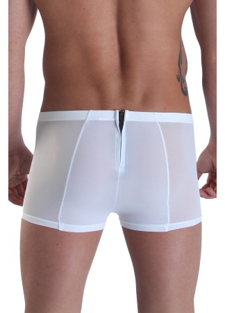 Boxer blanc avec double zip Wiz - LM16-67WHT