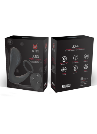 Stimulateur de prostate télécommandé avec micro décharge électrique et avec option commande vocale JUNO - WS-NV526