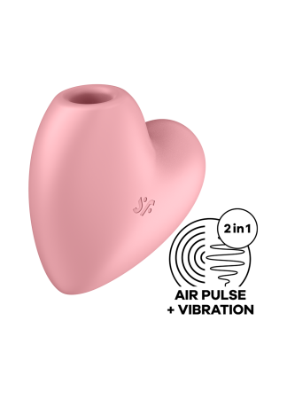 Stimulateur de clitoris USB en forme de cœur Cuttie Heart Satisfyer - CC597796