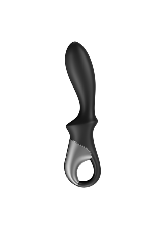 Vibromasseur noir USB, chauffant et connecté Heat Climax Satisfyer - CC597789