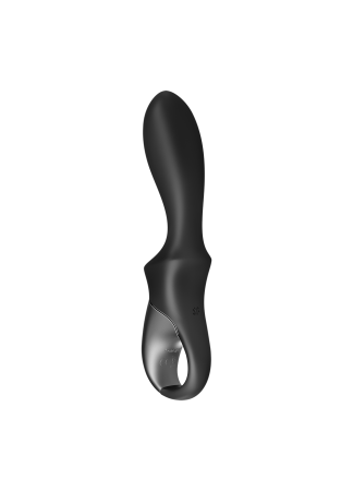 Vibromasseur noir USB, chauffant et connecté Heat Climax Satisfyer - CC597789