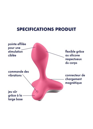 Vibromasseur anal USB rose Game Changer Satisfyer - CC597779