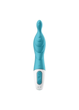 Vibromasseur rainuré Point A couleur turquoise A-Mazing 2 Satisfyer - CC597767