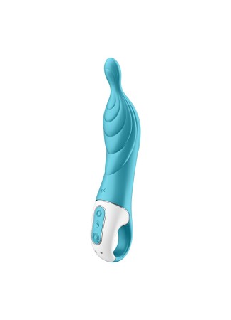 Vibromasseur rainuré Point A couleur turquoise A-Mazing 2 Satisfyer - CC597767