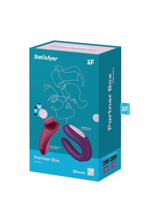 Coffret 2 sextoys connectés Partner Box 1 Satisfyer - CC597768