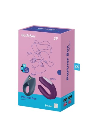 Coffret 2 sextoys connectés Partner Box 2 Satisfyer - CC597769