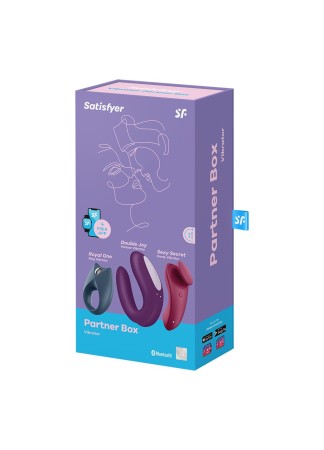 Coffret 3 sextoys connectés Partner Box 3 Satisfyer - CC597770