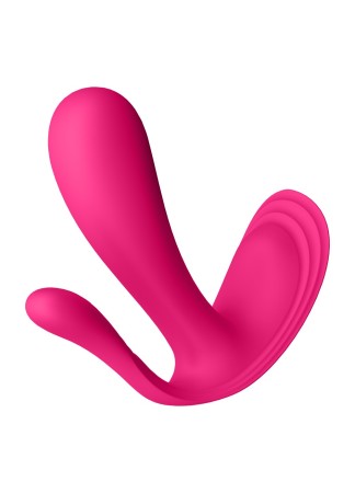 3 en 1 Vibromasseurs et stimulateur clitoridien rose connecté Top Secret  Satisfyer - CC597755