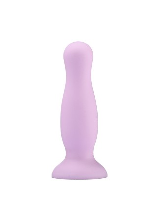 Plug anal ventouse violet pastel taille M - A-001-M-PUR