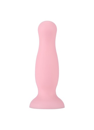 Plug anal ventouse rose pastel taille S - A-001-S-PNK