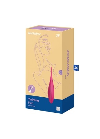 Stimulateur polyvalent pour zone ciblé rose USB, Twirling Fun Satisfyer - CC597727