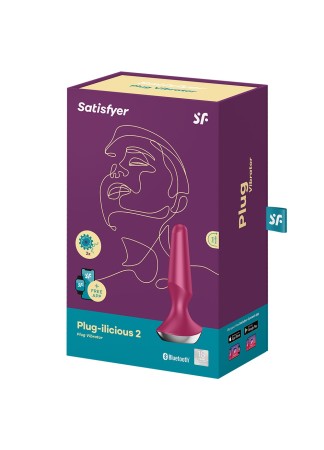 Plug anal vibrant connecté USB ilicious 2 Berry Satisfyer - CC597276