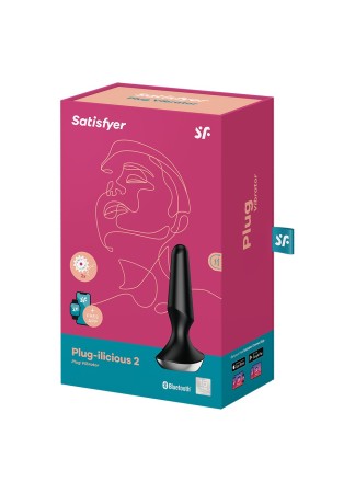 Plug anal vibrant connecté USB ilicious 2 Noir Satisfyer - CC597283