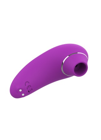 Vibromasseur clitoridien par embout de vibrations sur membrane violet USB - WS-NV053PUR