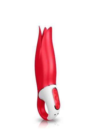 Vibromasseur stimulateur waterproof en silicone USB Power Flower Satisfyer - CC597177