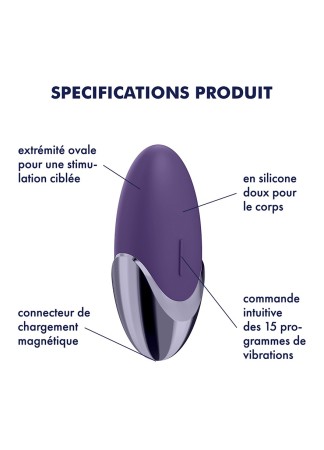 Stimulateur clitoridien USB Purple Pleasure Satisfyer - CC597228