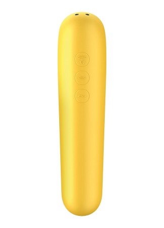 Vibromasseur et stimulateur clitoridien jaune Dual Love Satisfyer - CC5972570104